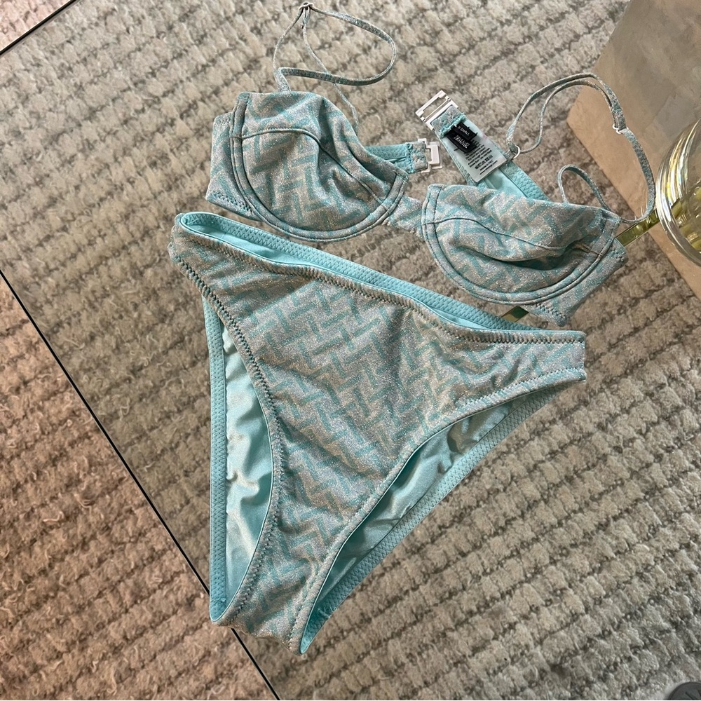 Triangl Aqua Bikini Set
